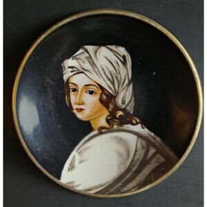 Vintage Andrea Sadek Small Hand-painted Plate 4" d